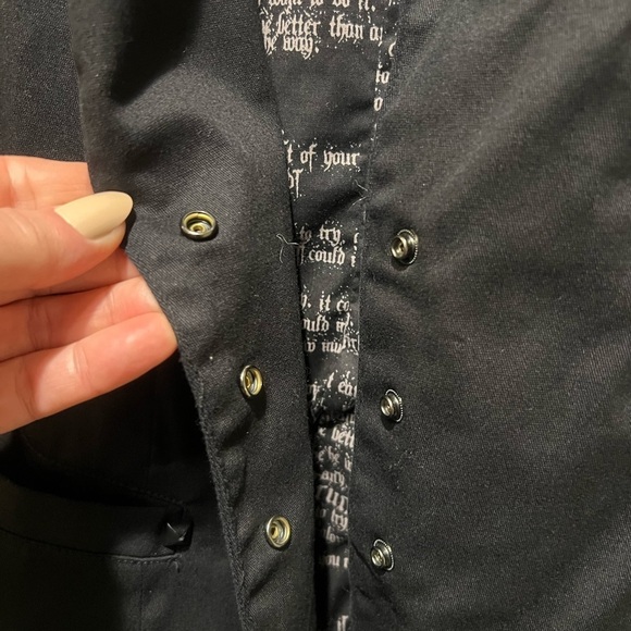 KILL CITY Black Studded Women's Blazer Jacket Size Small - Picture 9 of 11